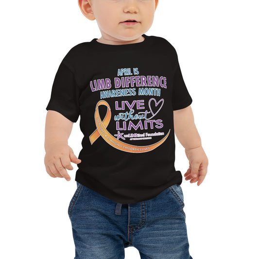 unLIMBited Limb Difference Awareness Month Baby Short Sleeve Tee
