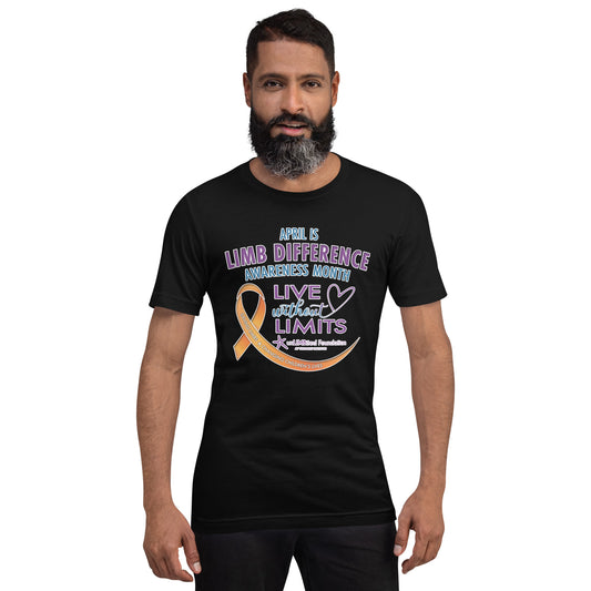unLIMBited Limb Difference Awareness Month Mens T-Shirt
