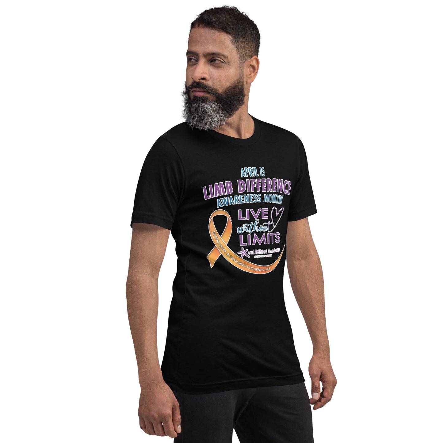 unLIMBited Limb Difference Awareness Month Mens T-Shirt