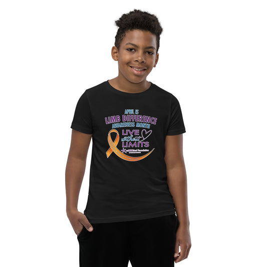 unLIMBited Limb Difference Awareness Month Youth T-Shirt