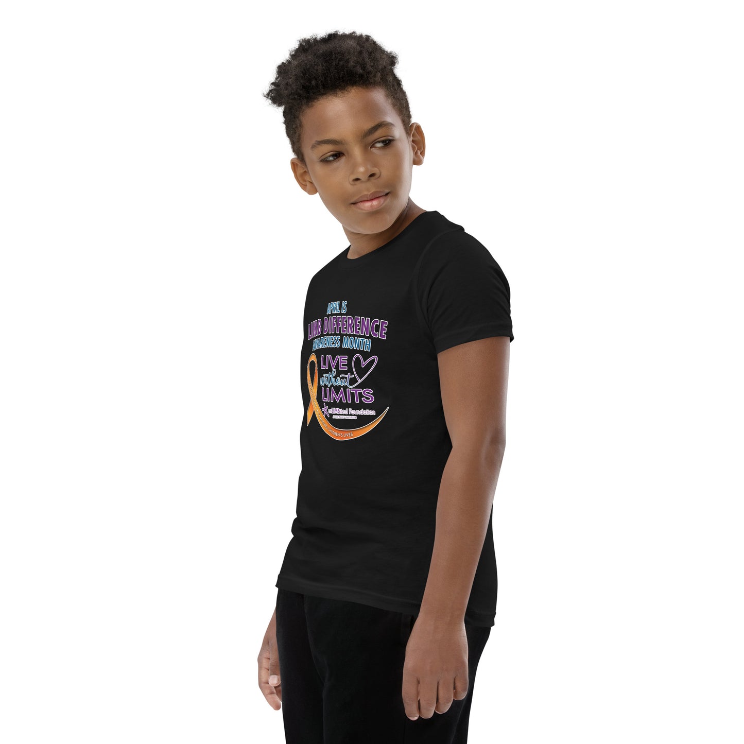 unLIMBited Limb Difference Awareness Month Youth T-Shirt