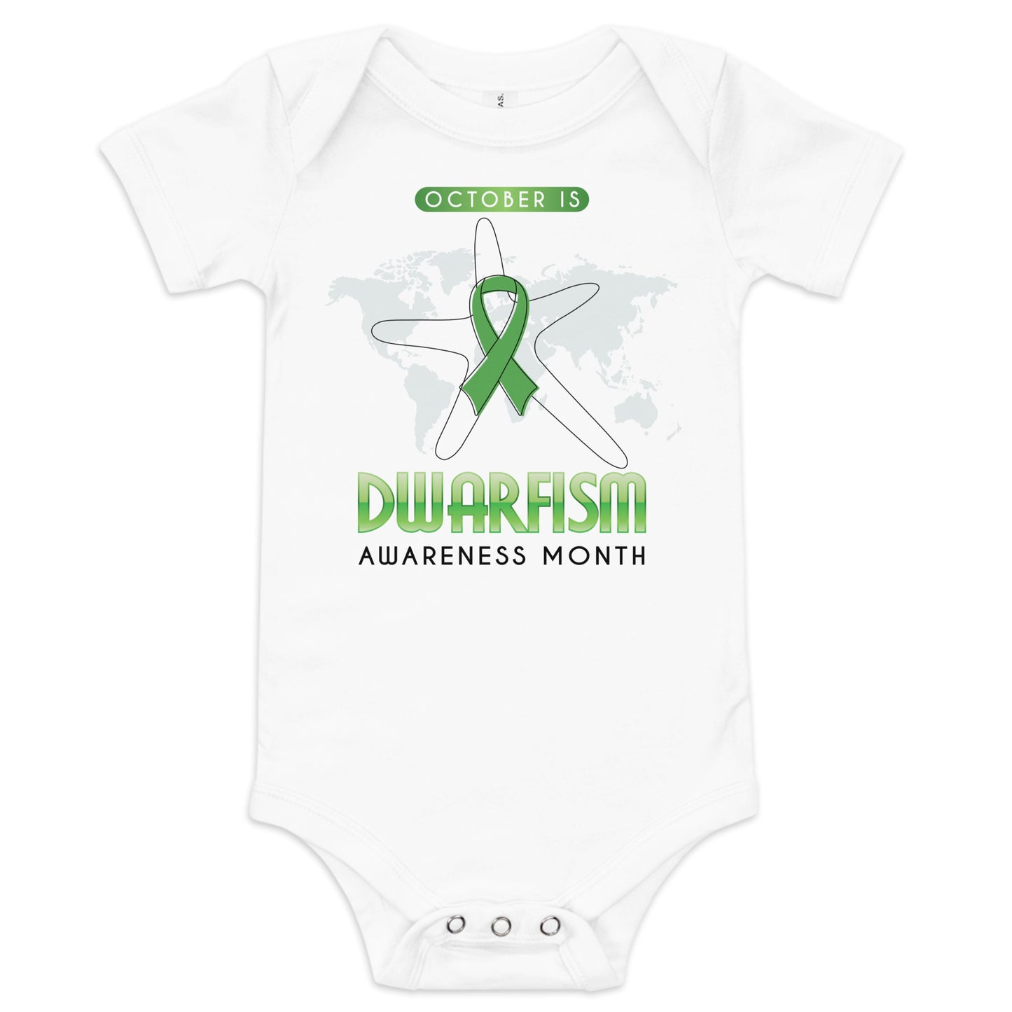 Dwarfism Awareness Month Baby Onesie